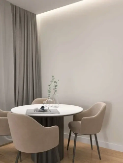 Обои флизелиновые БЕЖЕВЫЙ ПАСТЕЛЬНЫЙ однотонные с эффектом окрашенной стены 1.05х10.05 моющиеся для гостиной, спальни, кухни