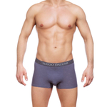 Тонкие трусы-боксеры из рибана (Размер: L) (Цвет: сиреневый)