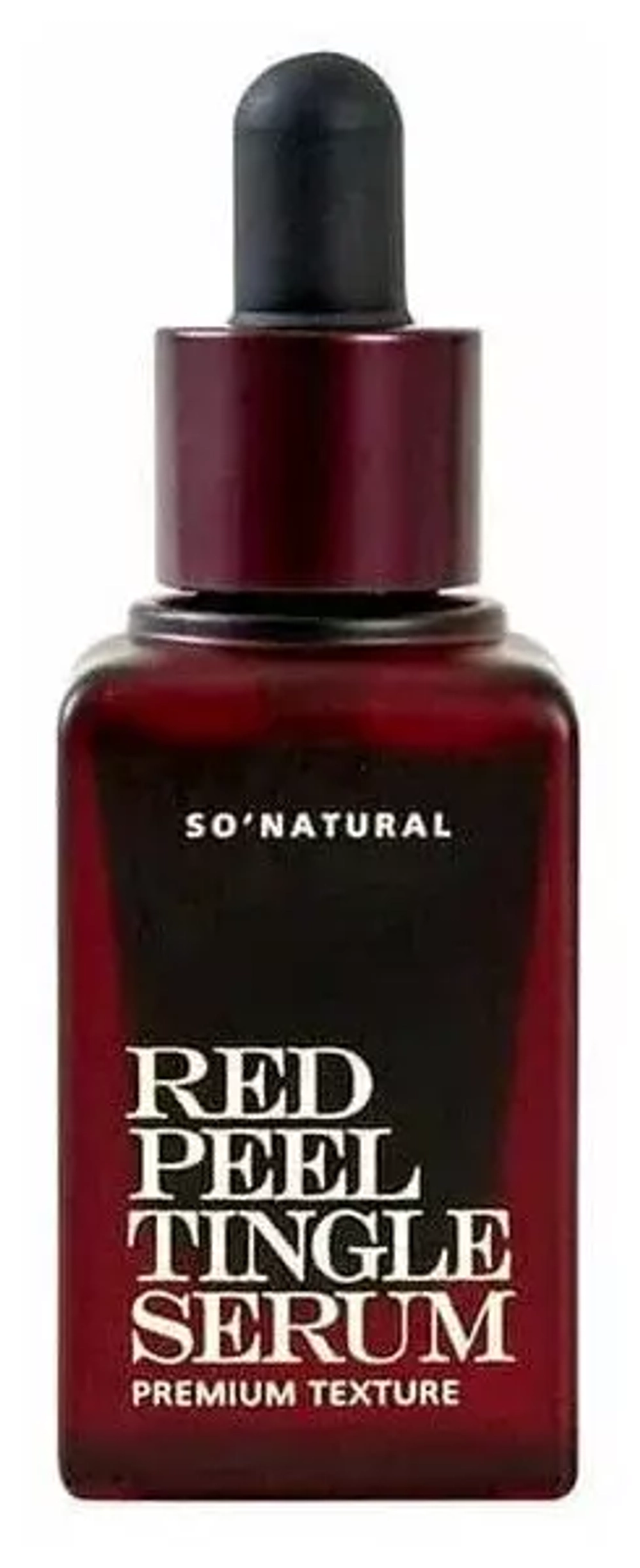 Пилинг- сыворотка кислотная со спикулами SO NATURAL Red Peel Tingle Serum Premium Texture 20 мл