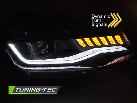 Фары передние для CHEVROLET CAMARO 16-18 HID SEQ BLACK