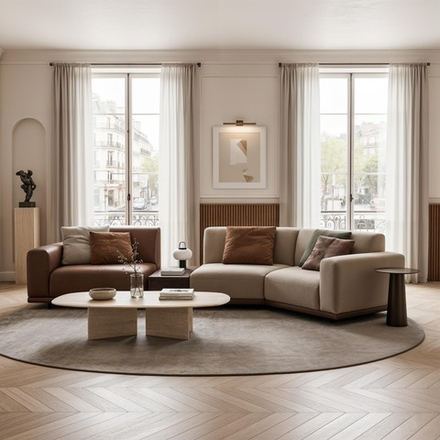 3-х местный нераскладной угловой диван KYOTO KO-15