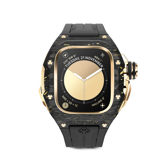 Корпус для Apple Watch Ultra RSCIII49 - Gold Carbon