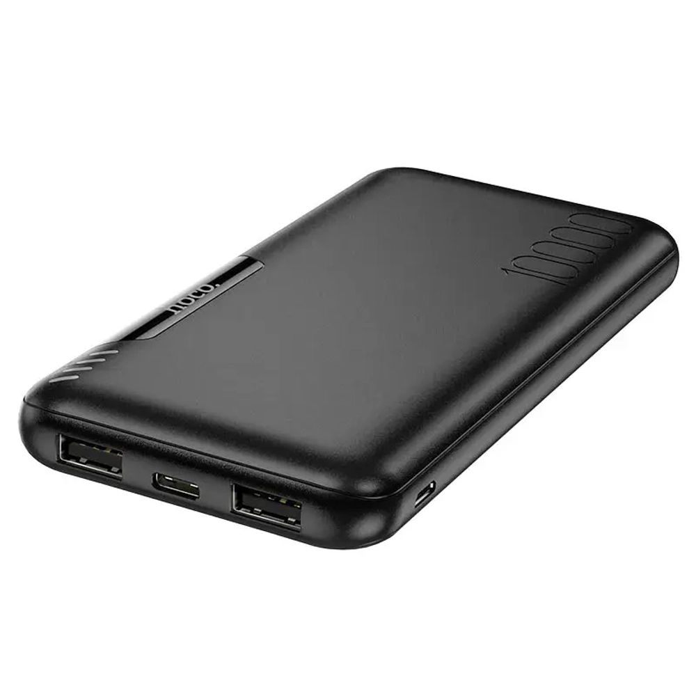 Внешний аккумулятор Hoco J82 Easylink 10000mAh USB/MicroUSB/Type-C/2хUSB (черный)