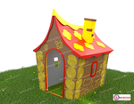Тематическая игровая зона Деревенский домик из экопластика