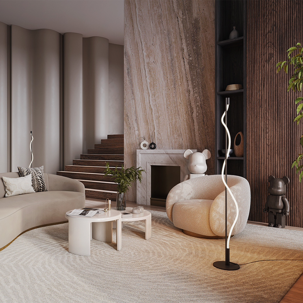 Торшер светодиодный Maytoni Tau MOD166FL-L15B3K