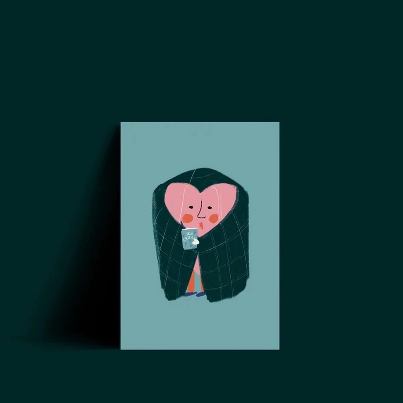 Открытка – Сердце (Интроверт)