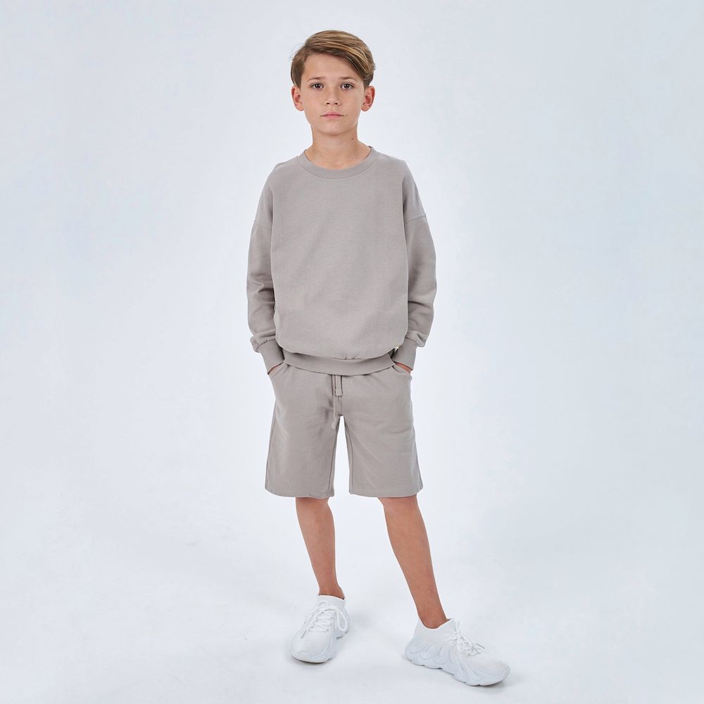 Комплект для мальчика из джемпера и шорт KOGANKIDS