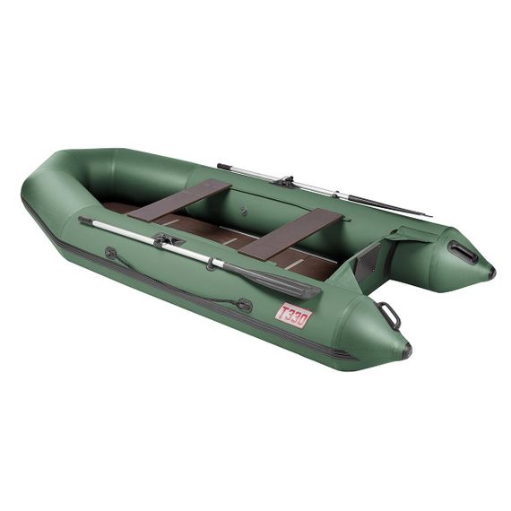 Лодка Тонар Капитан Т330 (киль+пол) зеленая