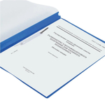 Папки скоросшиватели А4, набор 25 штук, MC-Basir, Пластиковая канцелярская папка для хранения документов с прозрачным верхом, толщина 0,11 мм, размер 309*230 мм