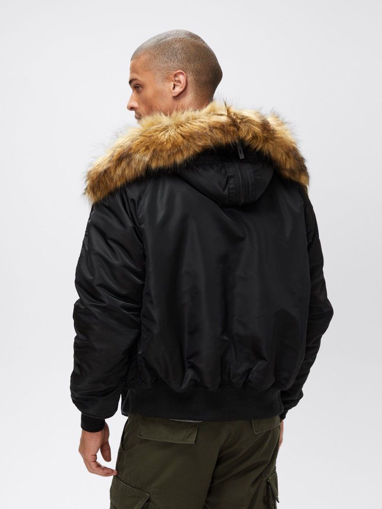 Куртка Alpha Industries N-2B Short Waist Parka (Black)