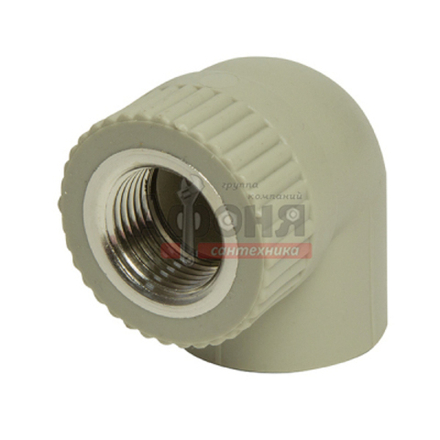 Уголок комб. вн 20х3/4'' VRT® СЕРЫЙ (Россия)