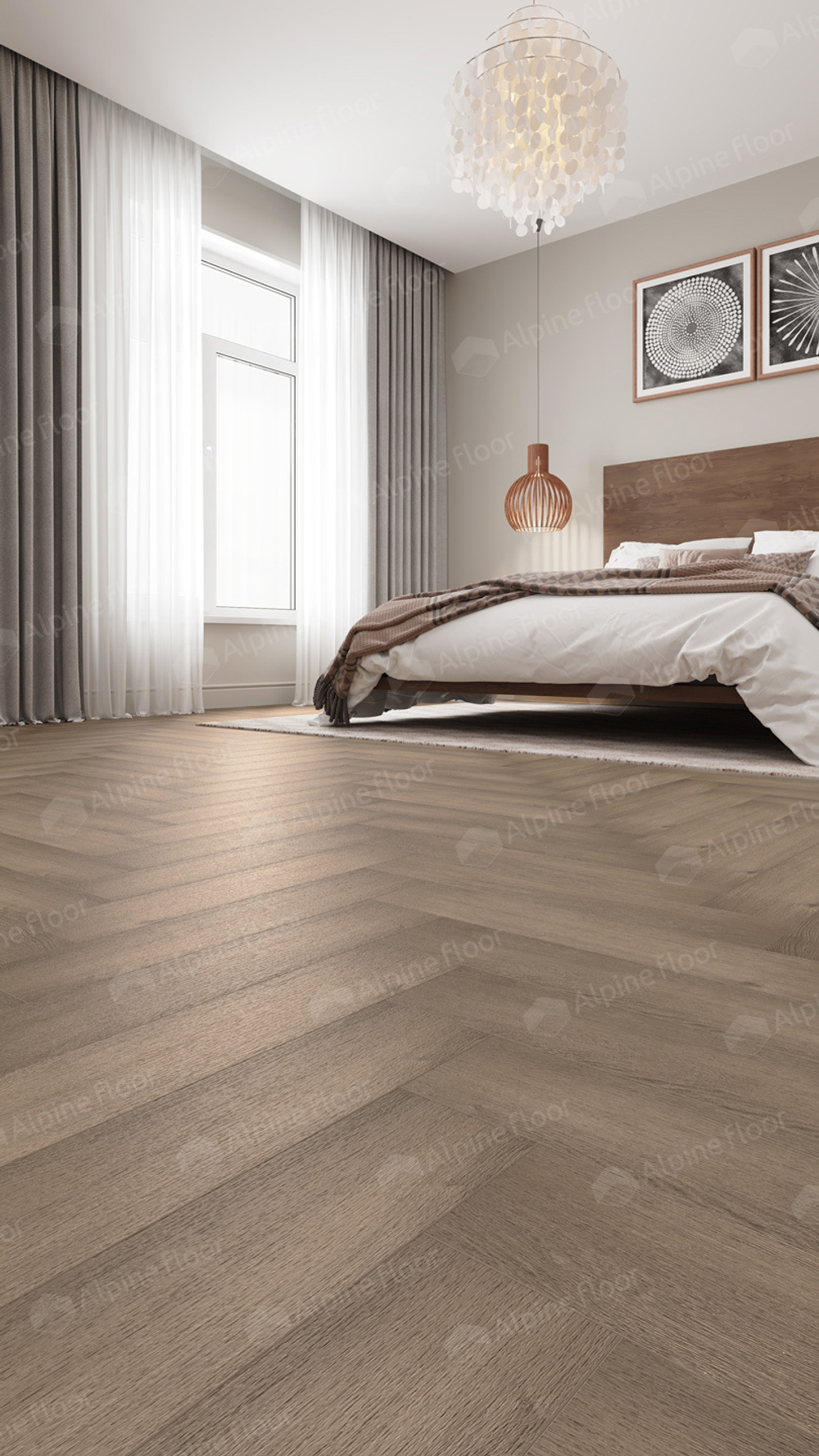 Кварцвиниловая плитка PARQUET LVT ДУБ НАСЫЩЕННЫЙ ЕСО 16-7