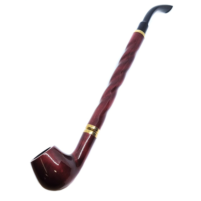 Трубка "Mr. Brog" №15 Bent Albert коричнево-красный (Охладитель, Груша)