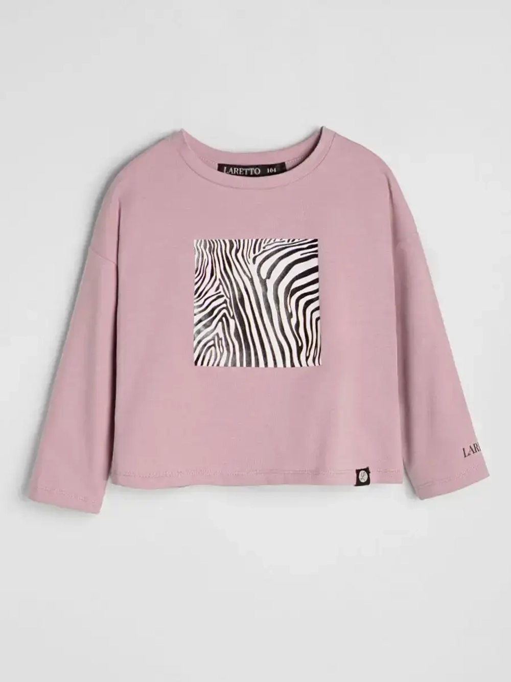 Лонгслив детский с принтом