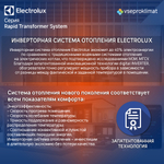 Инверторный конвектор Electrolux Rapid Transformer с блоком управления ECH/R-1500 T-TUI4 с WI-FI без шасси, 10 ступеней мощности