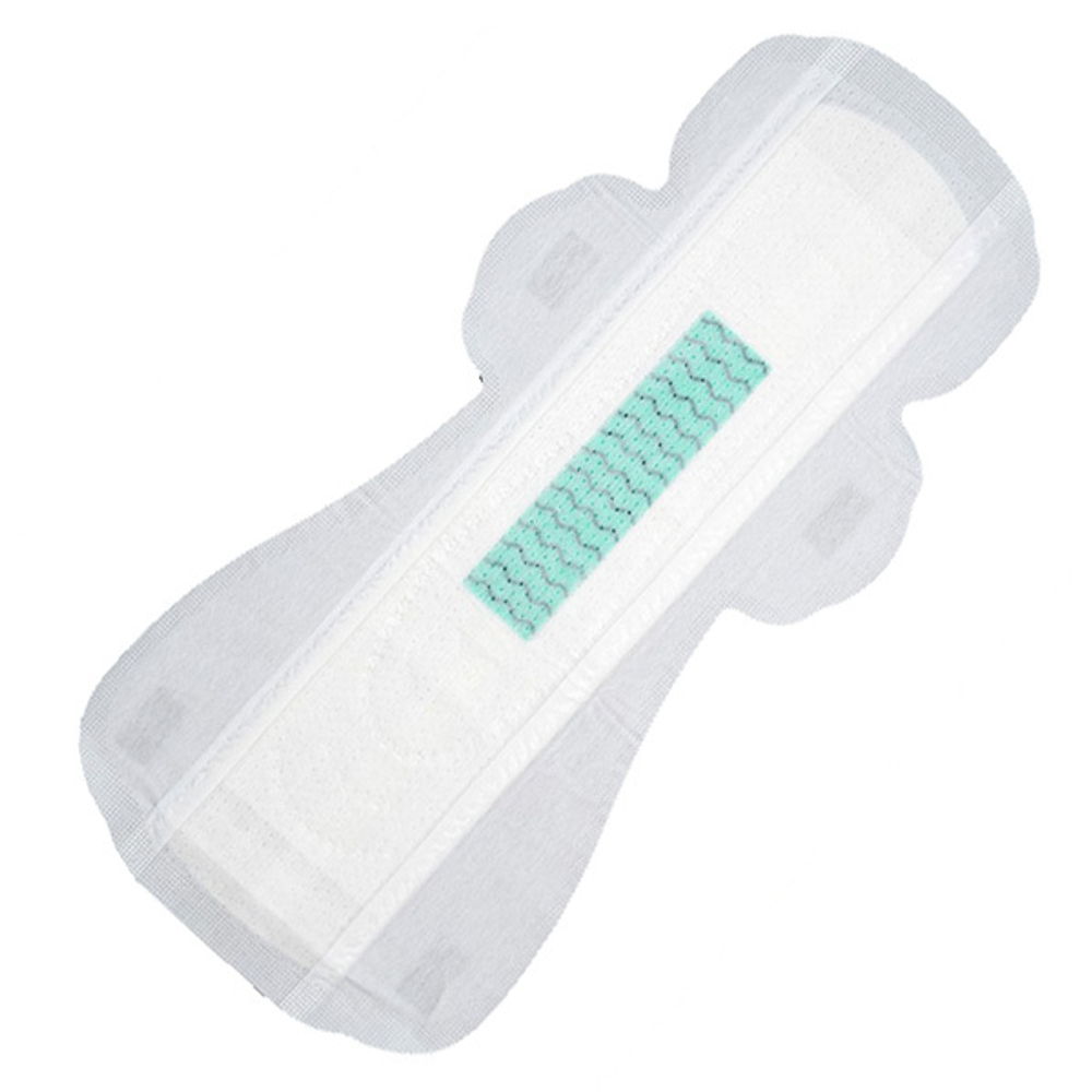 Ночные премиальные гигиенические прокладки для женщин 360мм, 5 капель с турмалином и наносеребром Friss Sanitary Pad Lady's Story 4шт