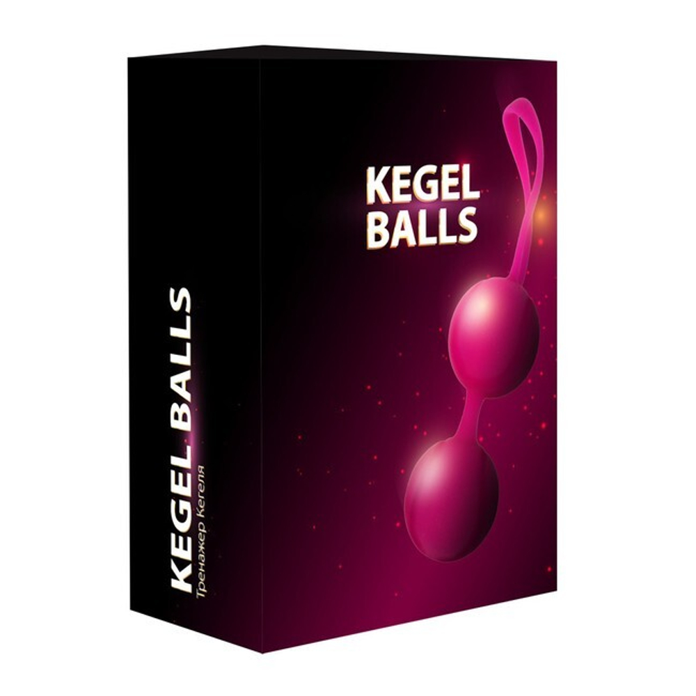 Набор для тренировки вагинальных мышц Kegel Balls (Цвет: розовый)