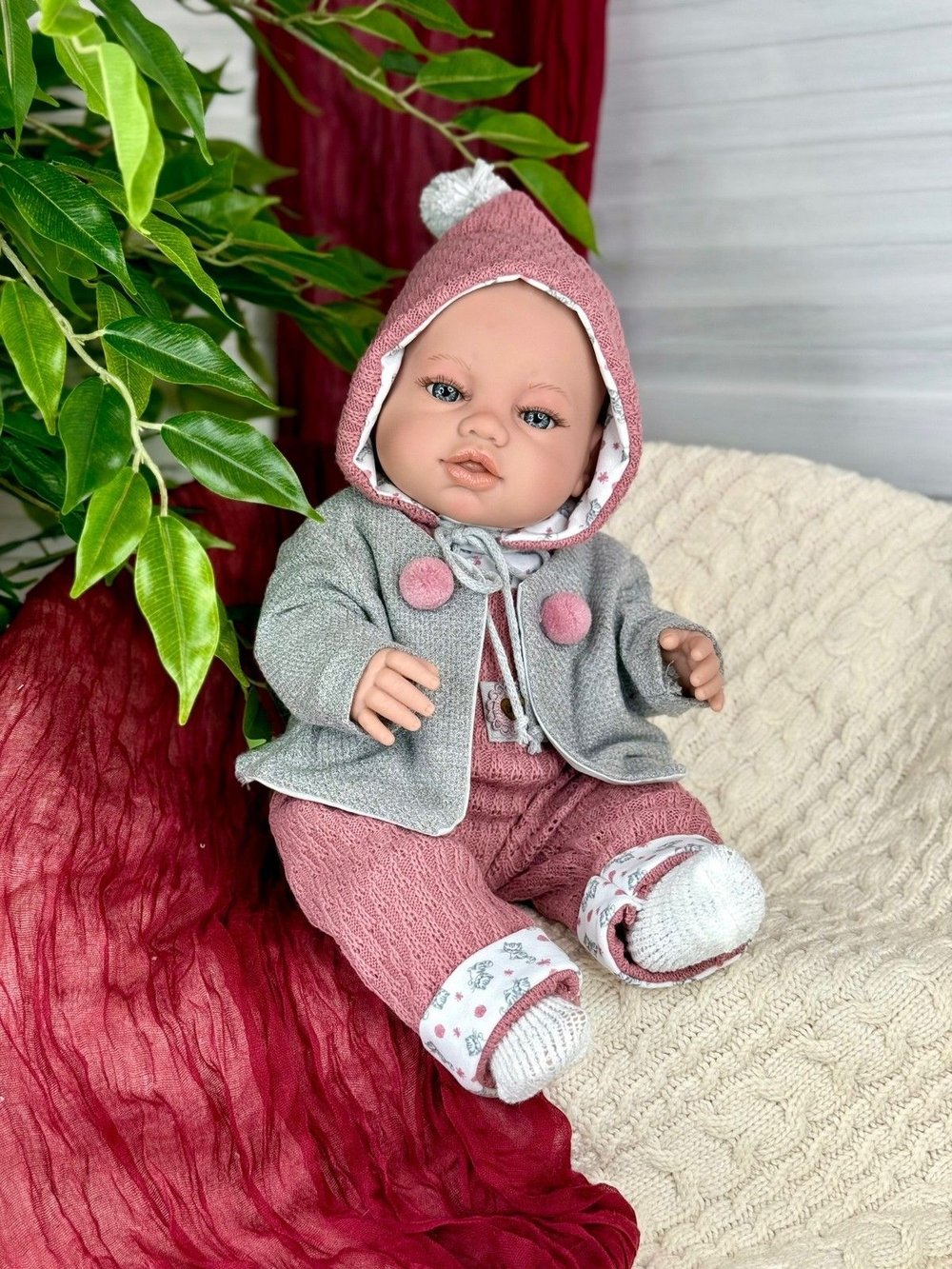 Кукла Berbesa виниловая 42см Recien Nacido (5124K)