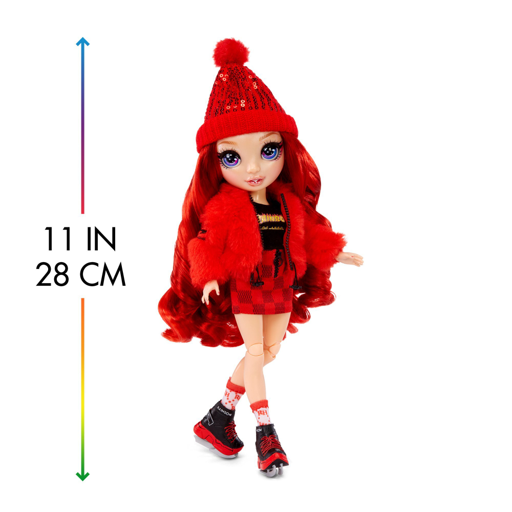 Кукла Rainbow High Winter Break Ruby Anderson со сноубордом