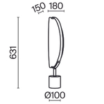 Настольный светильник Maytoni MOD281TL-L15BS3K