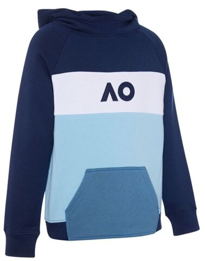Кофта для мальчика теннисная Australian Open Boys Hoodie Colourblock - разноцветный
