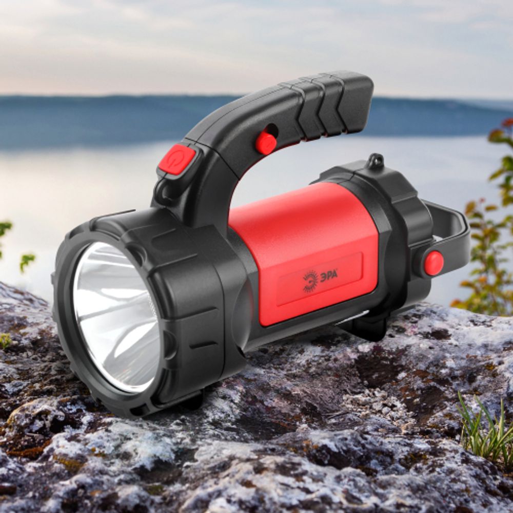 Светодиодный фонарь ЭРА PA-607 прожектор аккумуляторный 8 Вт, литий, поворотная ручка, Альфа