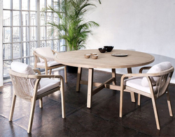 Стол круглый  из акации RIMINI 180 см