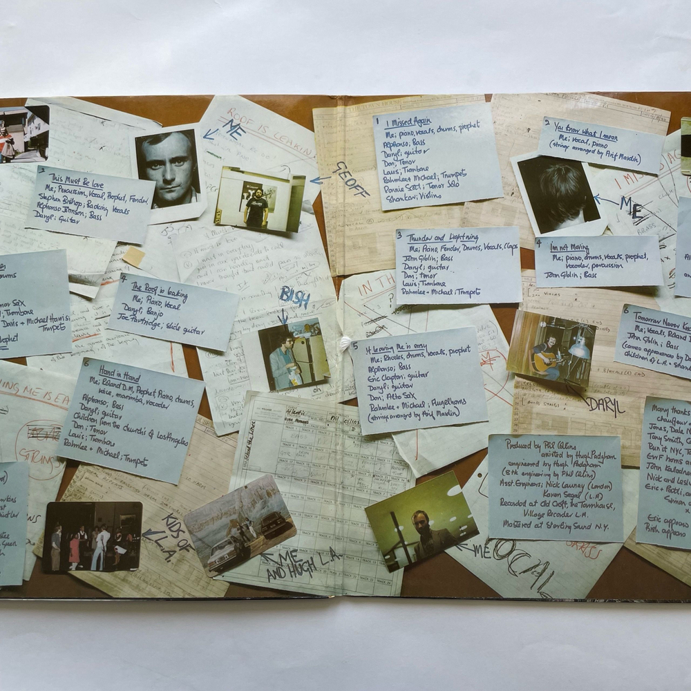 Винтажная виниловая пластинка LP Phil Collins Face Value (Германия 1981) In The Air Tonight