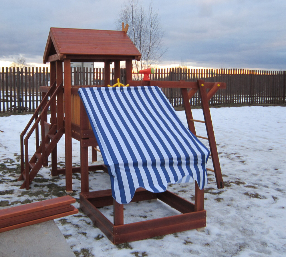 Деревянная игровая площадка для малышей Baby play 13 (Индиго)