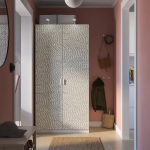 Шкаф - IKEA PAX/MISTUDDEN/ПАКС/МИСТУДДЕН ИКЕА, 60х100х201,2 см, белый/серый