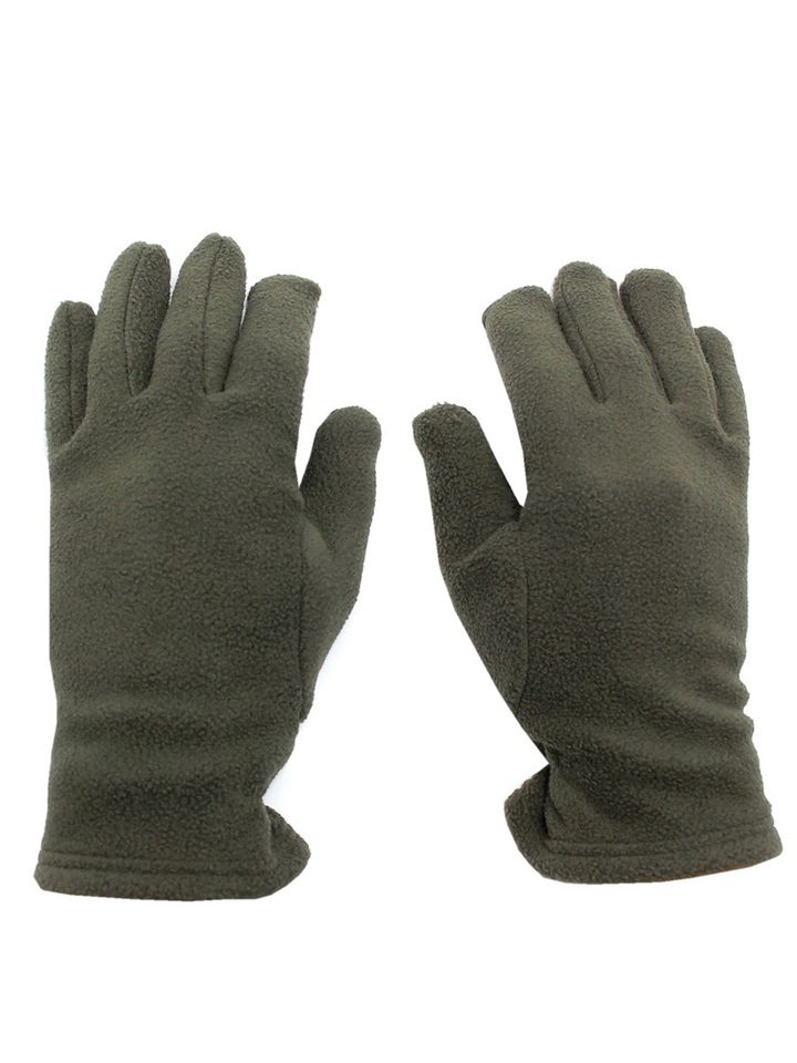 Перчатки флисовые (олива)