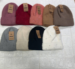 Вязаные шапки с флисовой подкладкой