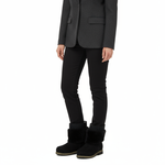 Унты женские укороченные из замши и мутона