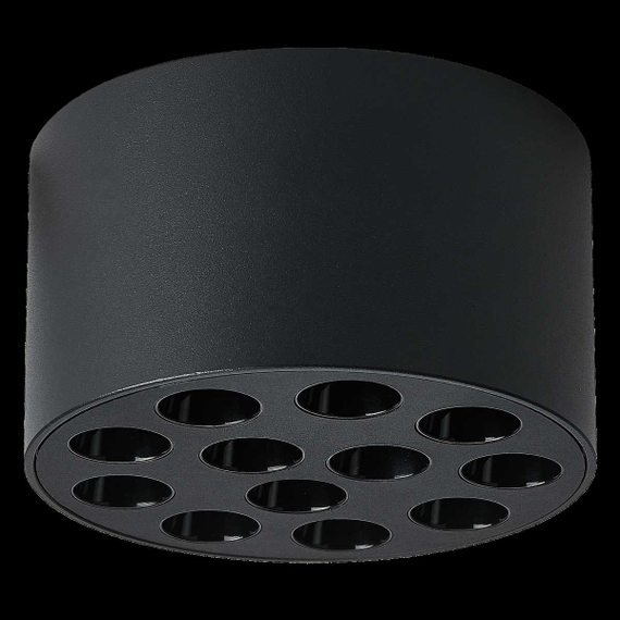 Светильник потолочный 9W 750LM 4000K, черный Guarda Lightstar 080947