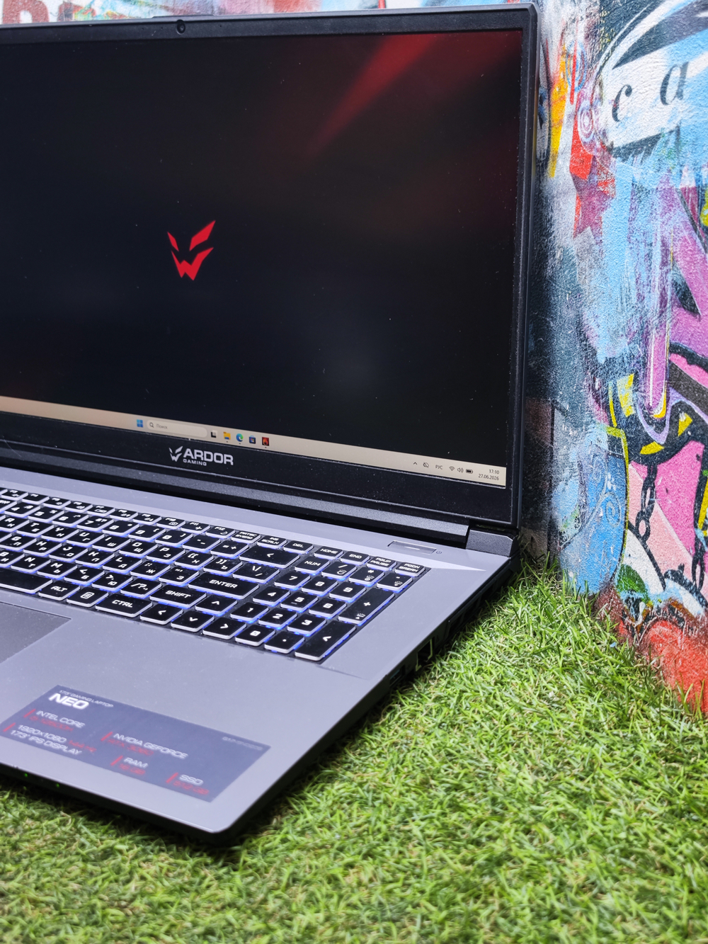 ARDOR G17 i5-12500H/RTX 3060/16Gb/512Gb/FHD/144Hz/NEO G17-I5ND205