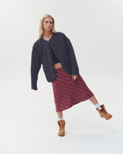 Quilted Jacket Blue Depths