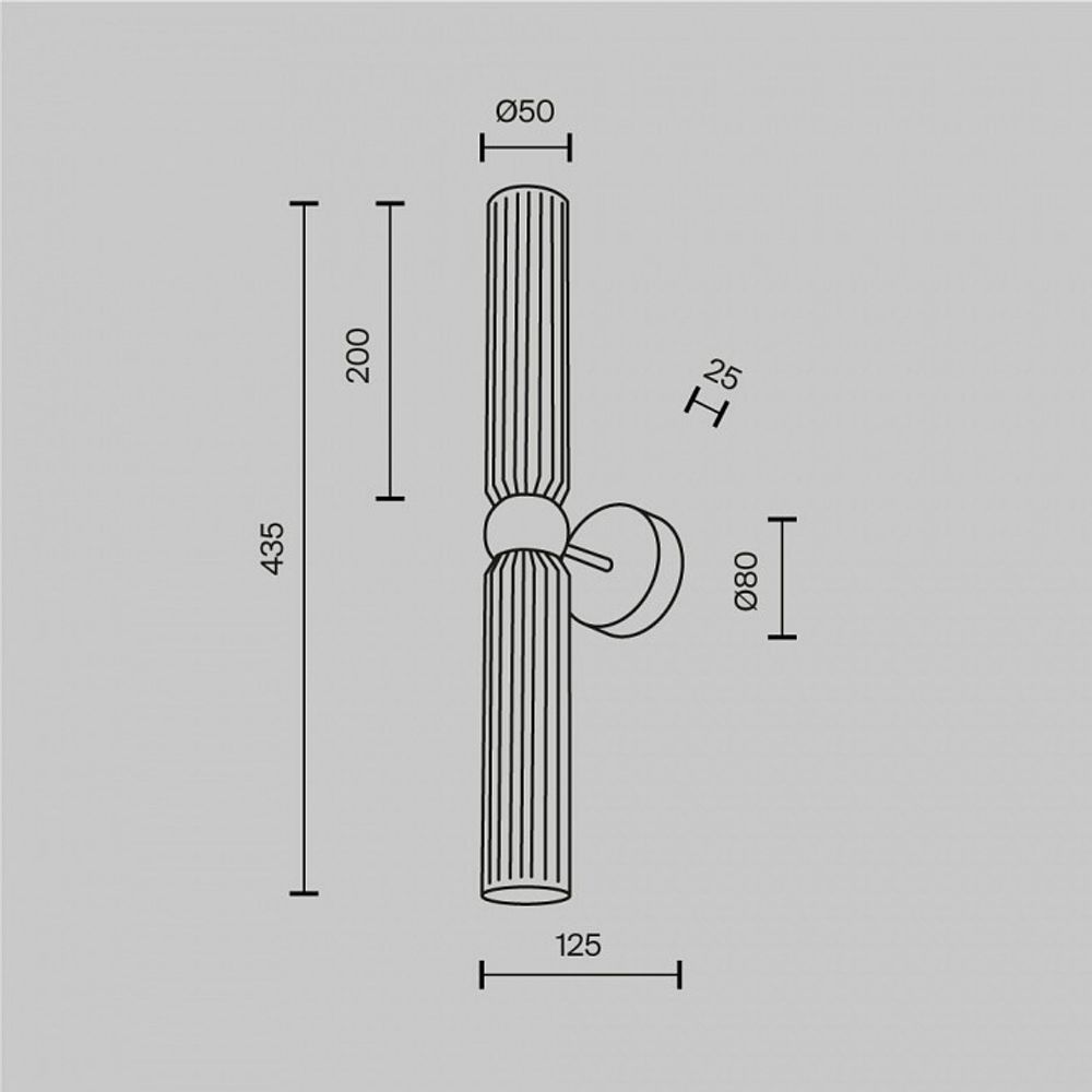 Бра Maytoni Antic MOD302WL-02GR1