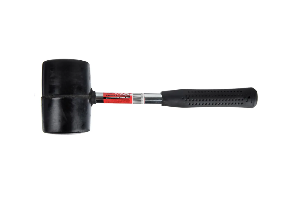 Киянка резиновая 680 грамм с металлической ручкой Рокот