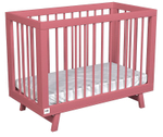 Кроватка детская Lillaland Lilla Aria с маятником Antique Pink