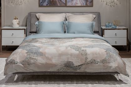 Пододеяльник 145x210 Garda Decor Нувола бирюзовый