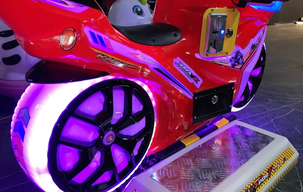 Детский игровой автомат «Безумные мотогонки Mini»