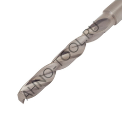 Сверло  6.5мм монолитное твердосплавное 5D без подвода СОЖ. для цвет.металлов SP-N800050650 VHM AHNO