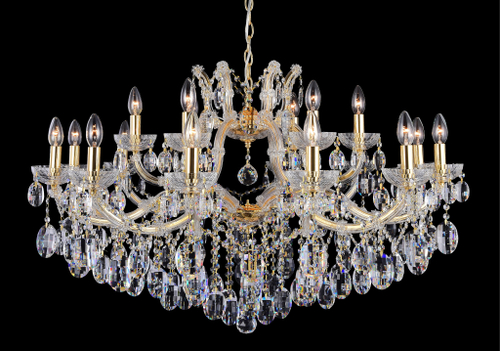 Подвесная люстра Crystal Lux HOLLYWOOD SP12+6 GOLD