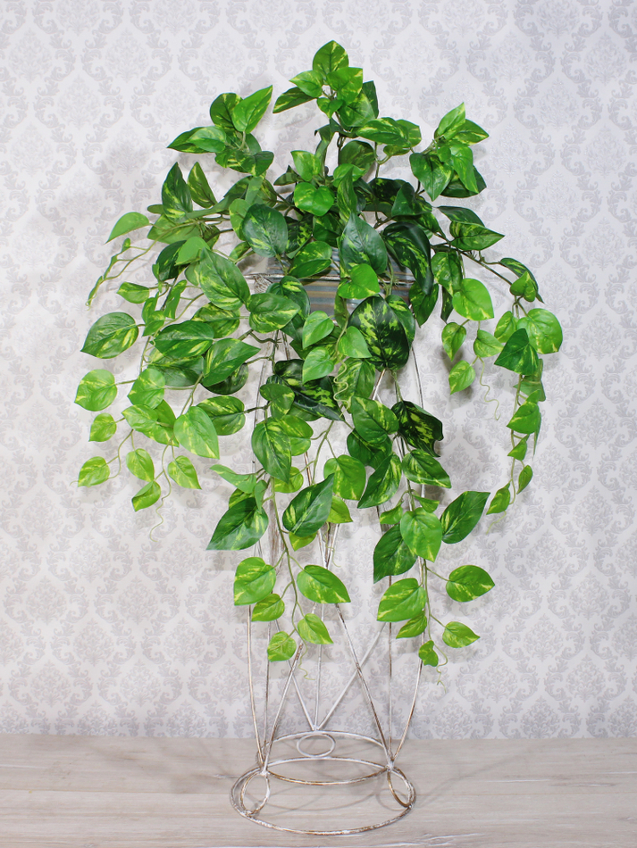 Искусственное растение Сциндапсус ампельный 100см в кашпо