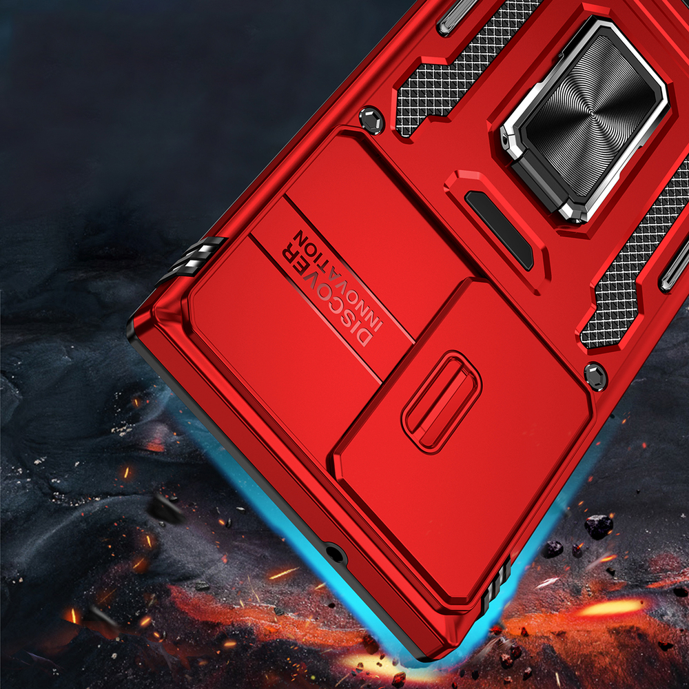 Чехол Safe Case с кольцом и защитой камеры для Samsung Galaxy S25 Ultra