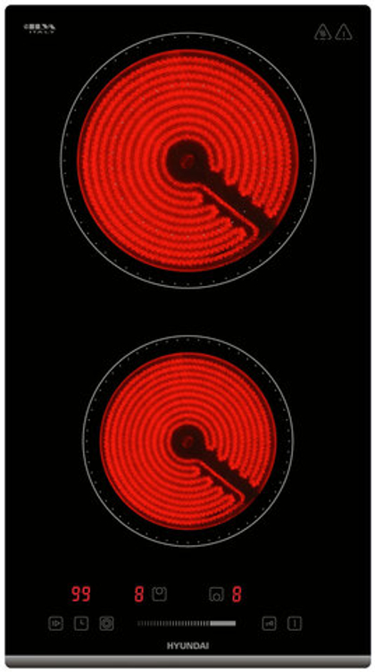 Варочная поверхность Hyundai HHE 3286 BG черный