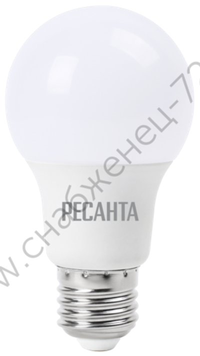 Лампа светодиодная РЕСАНТА LL-R-A60-9W-230-3K-E27