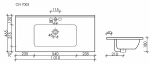 Раковина Ceramica Nova Element CN7003MB