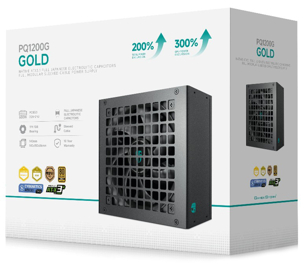Блок питания ATX Deepcool GAMERSTORM PQ1200G