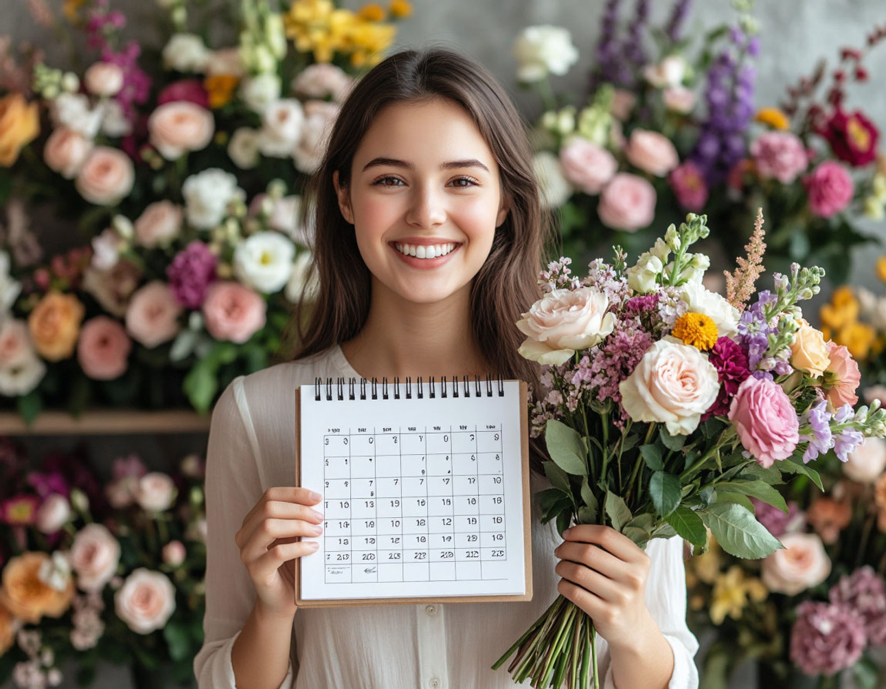 Календарь именин на 2026 год: подарите букет по дате рождения!